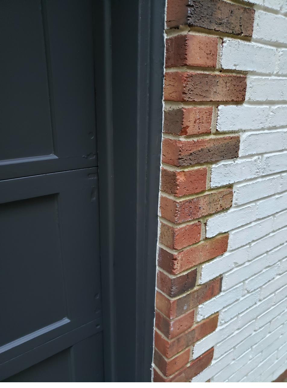 Brick and trim detail