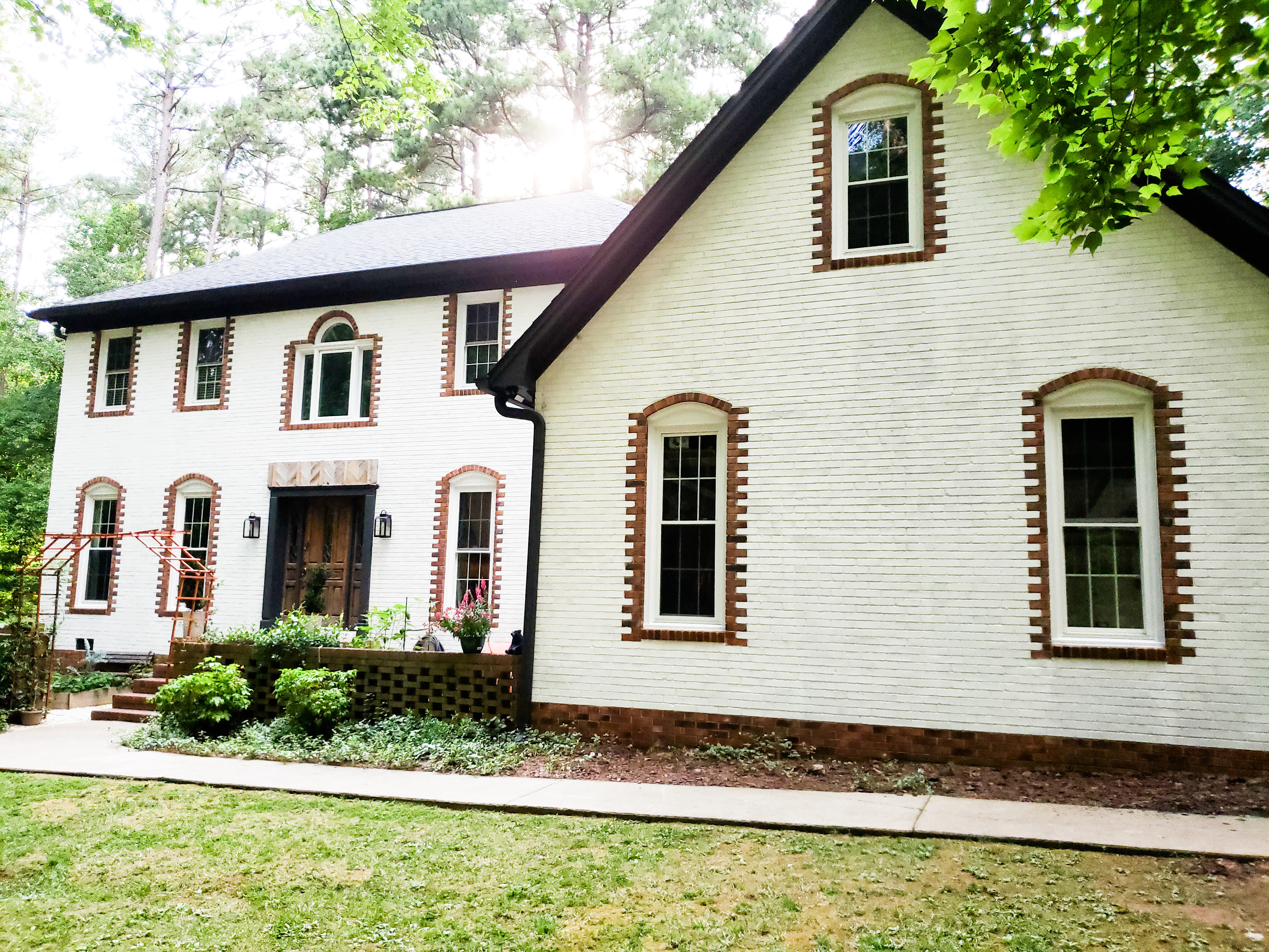 Finished home exterior